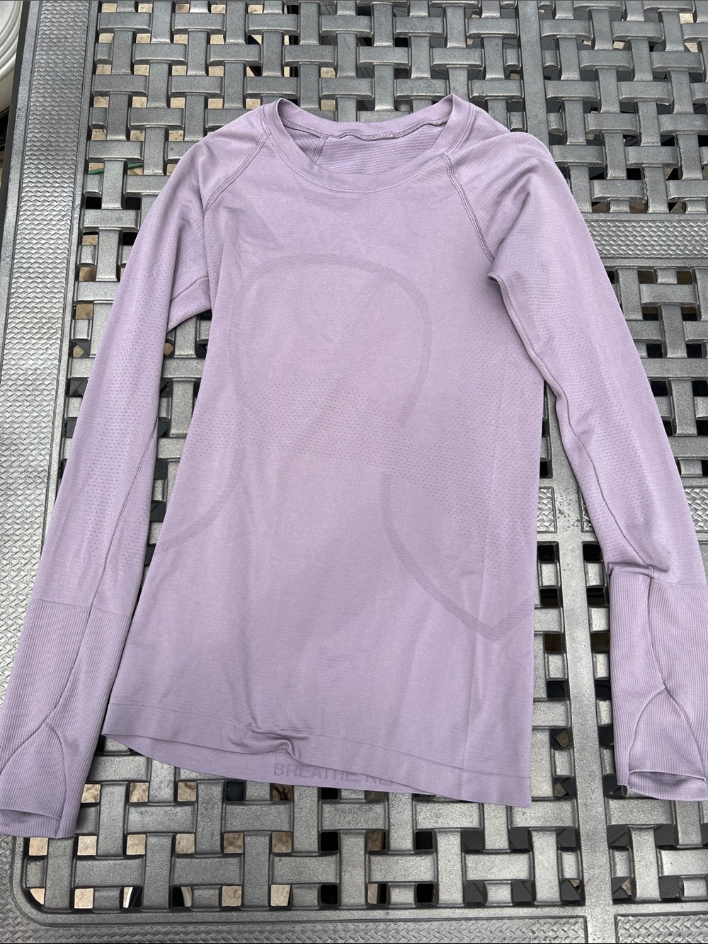 lululemon athletica Lavender Long-Sleeve Performance Tee